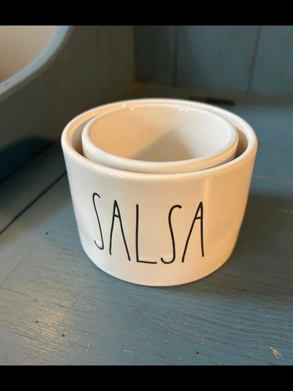 Rae Dunn salsa bowl