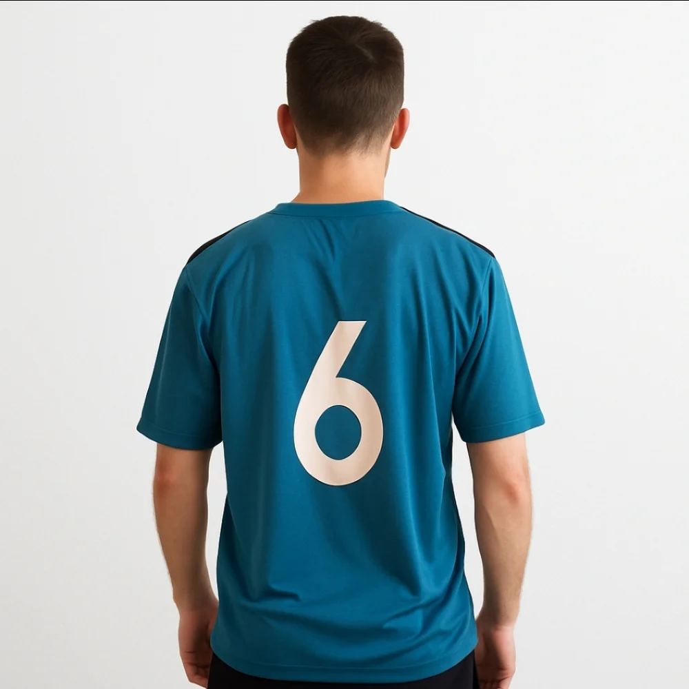 Adidas Teal Dri-fit Soccer Real Madrid Third Jersey Mens Sz XL