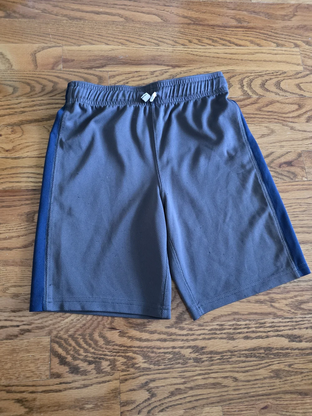 Carter's Gray Shorts with Blue Side Stripes