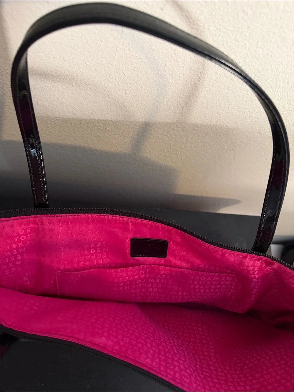 kate spade glossy black