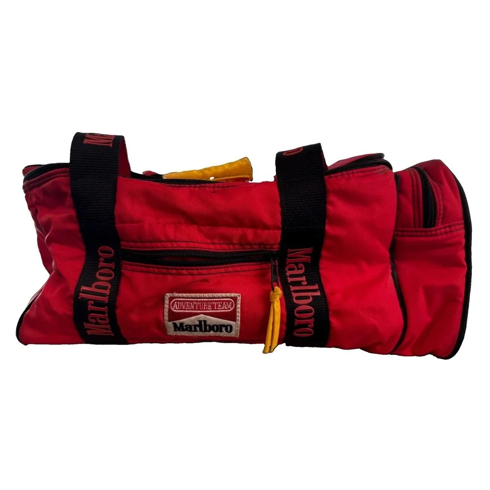 Marlboro Vintage 1992 Adventure Team Lizard Rock Insulated Cooler Bag
