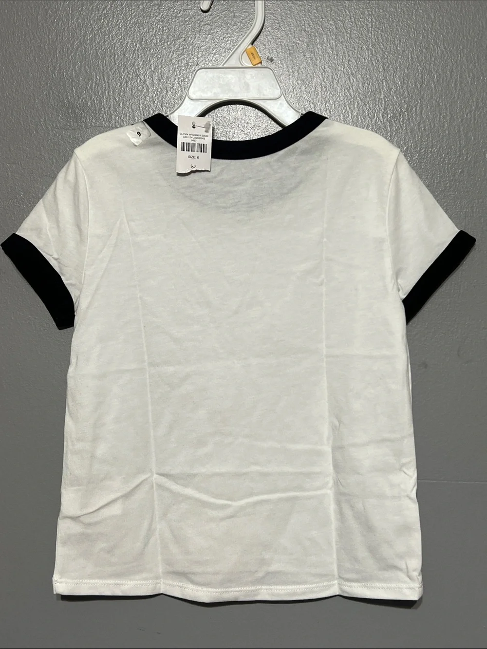 Justice nwt white