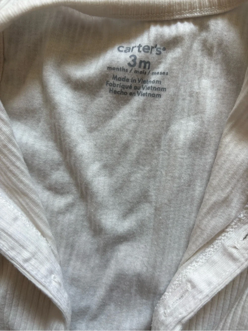 Carters sleeveless ribbed