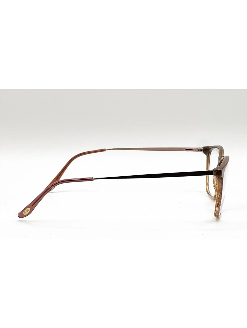 Ottoto 083101-014 Brown Gold Square Authentic Eyeglass Frames 54-16-140