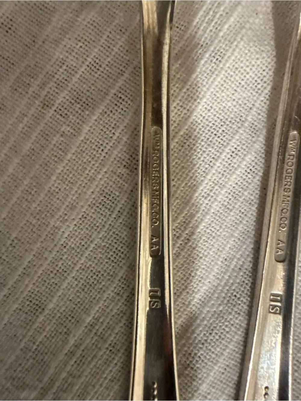 Wm Rogers International Silver Jubilee 8 Salad Forks Silver Plate Flatware