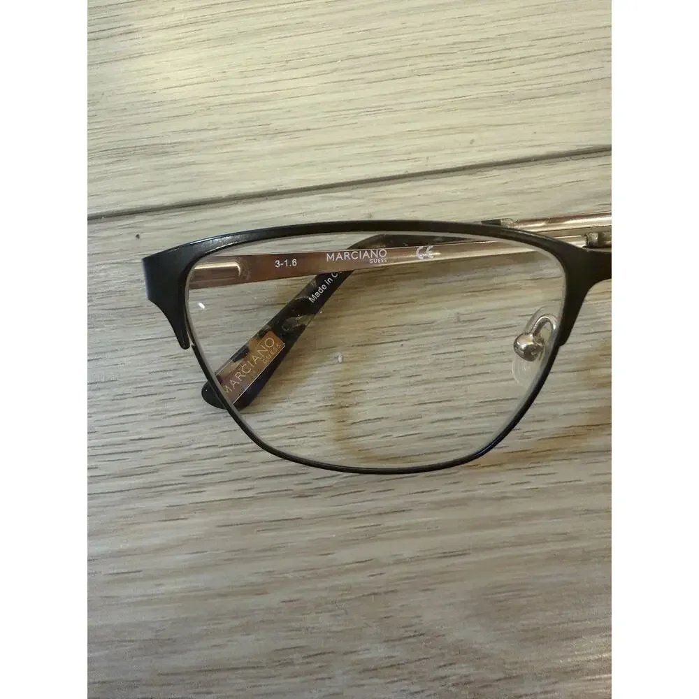 Marciano by Guess GM0238 Black/Gold Eyeglass Frames 53-16-135