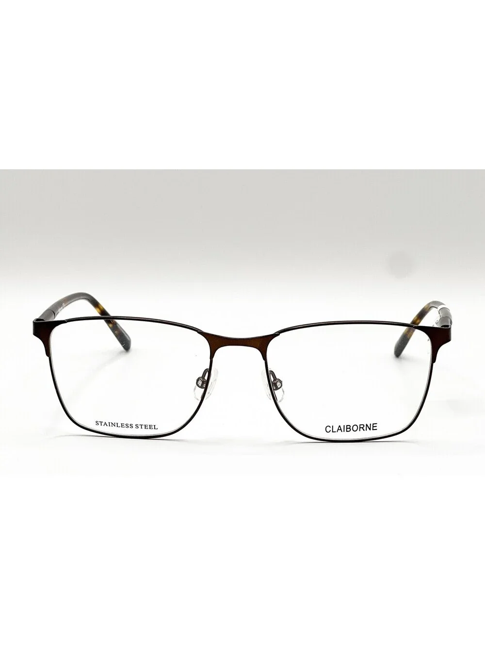 Claiborne CB259 4IN Matte Brown Rectangle Authentic Eyeglass Frames 54-17-145