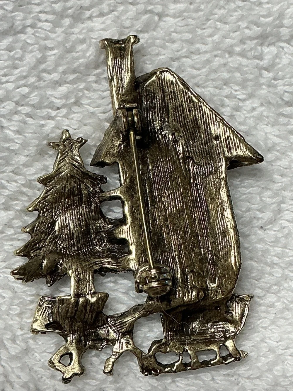Unmarked charming silver