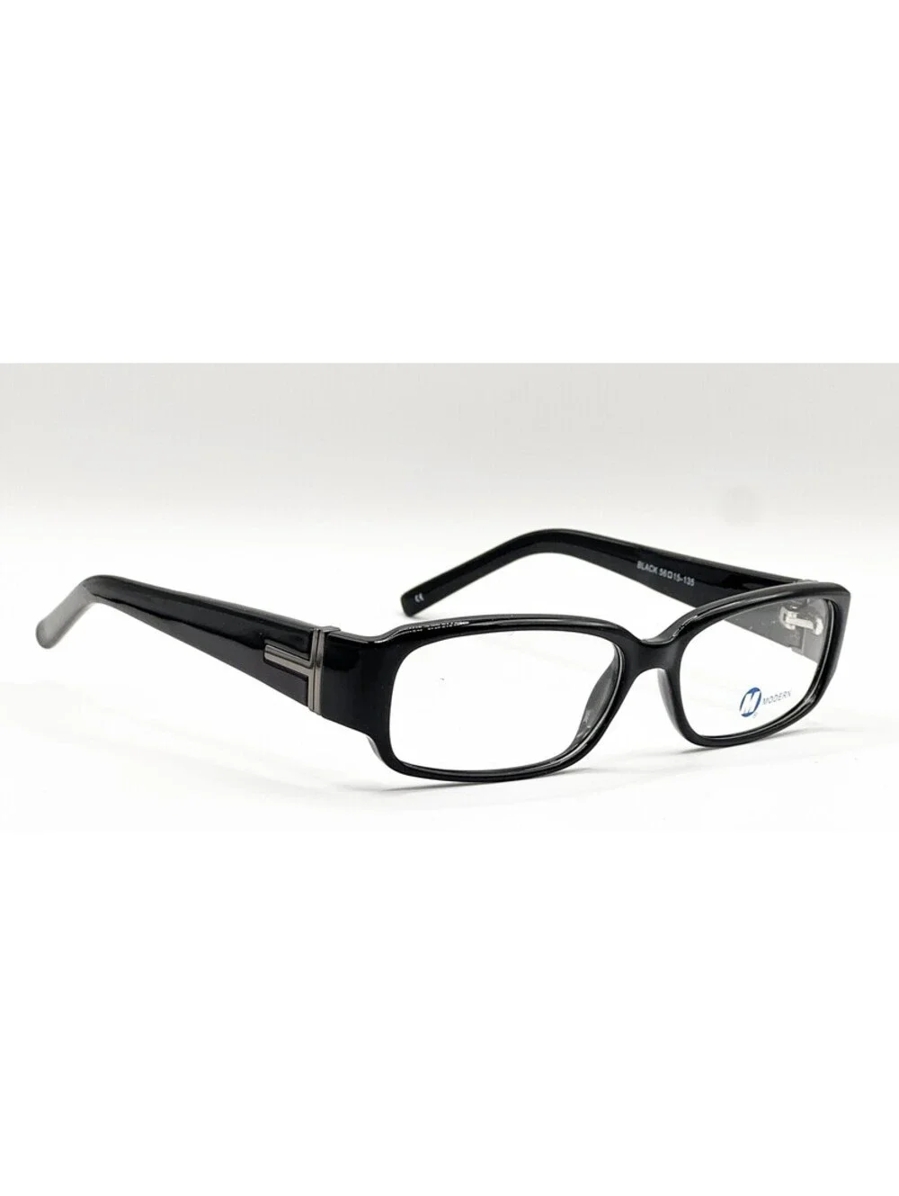 Modern Merger Black Gunmetal Full Rim Authentic Eyeglass Frames 56-15-135