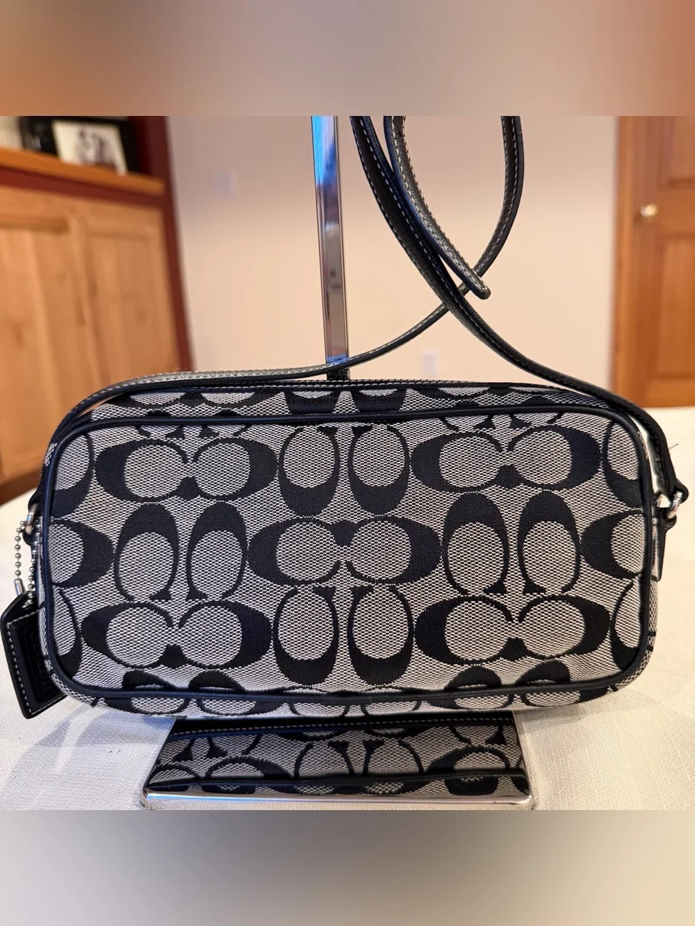 Coach sleek black