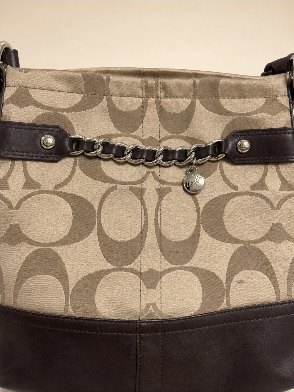 Coach signature sateen