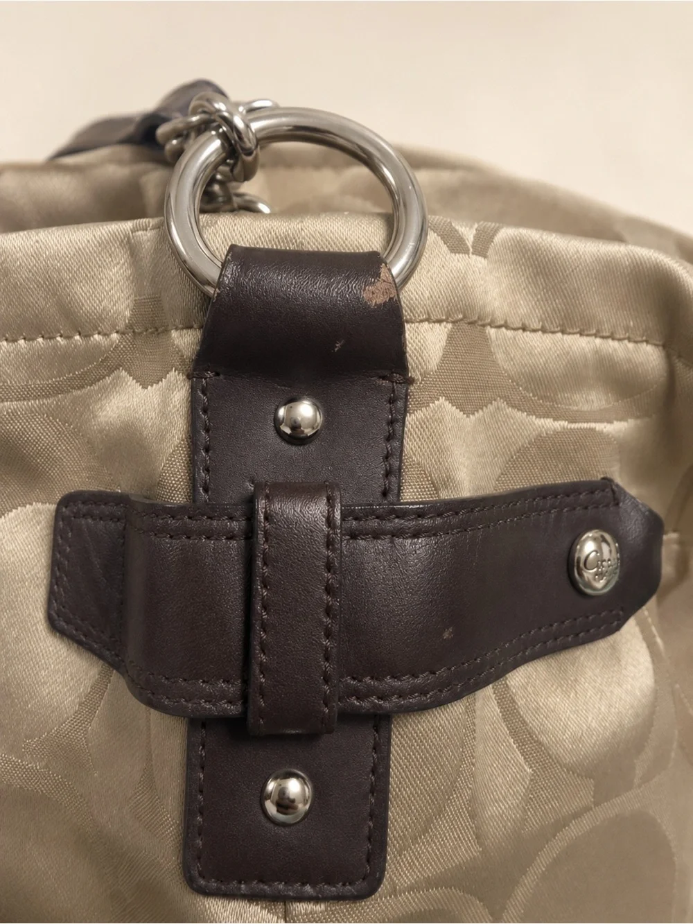 Coach signature sateen