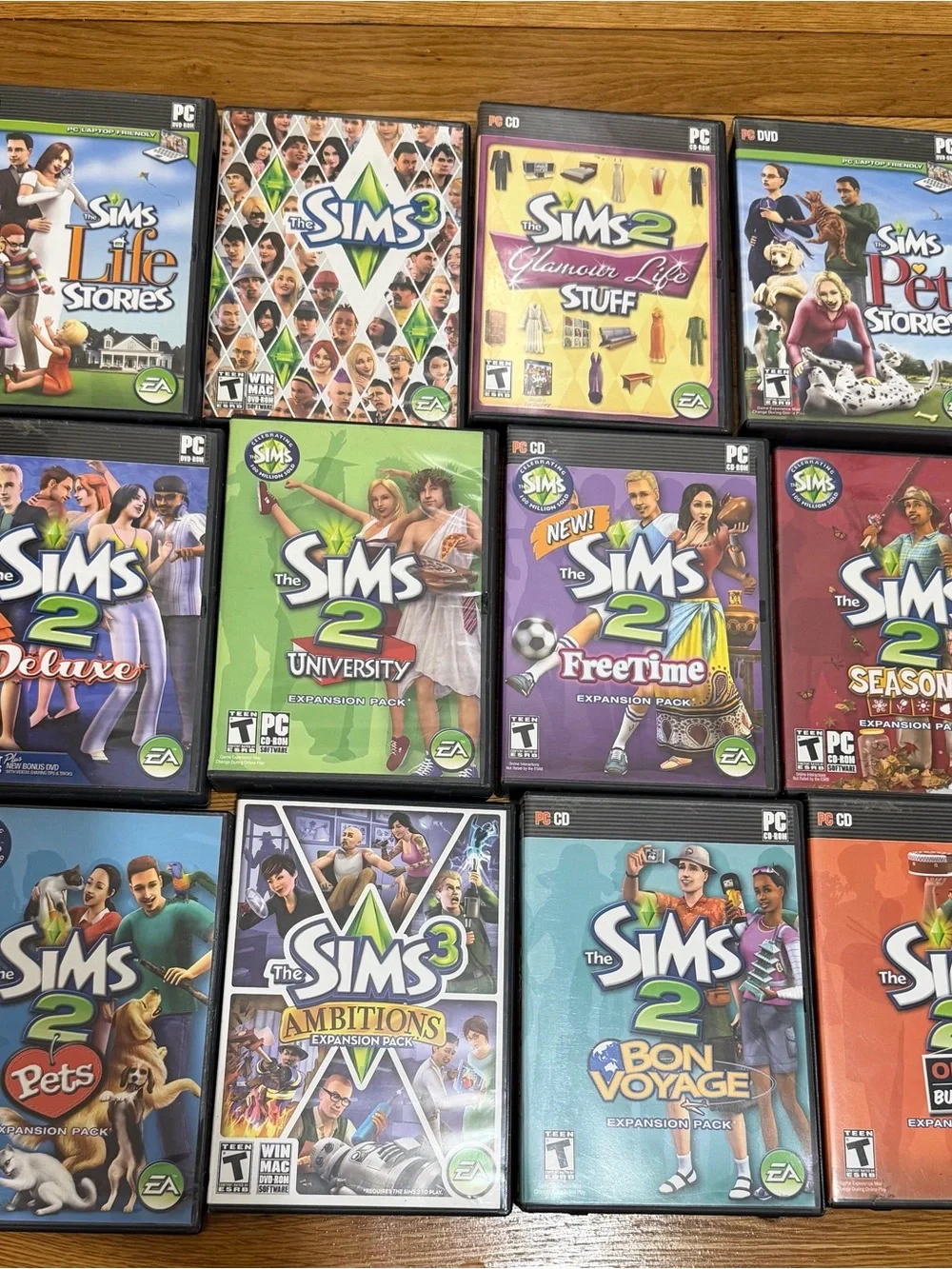 The Sims 2 PC  Game With Expansion Packs CD-ROM  Bundle Lot Sims 3 Pets Etc
