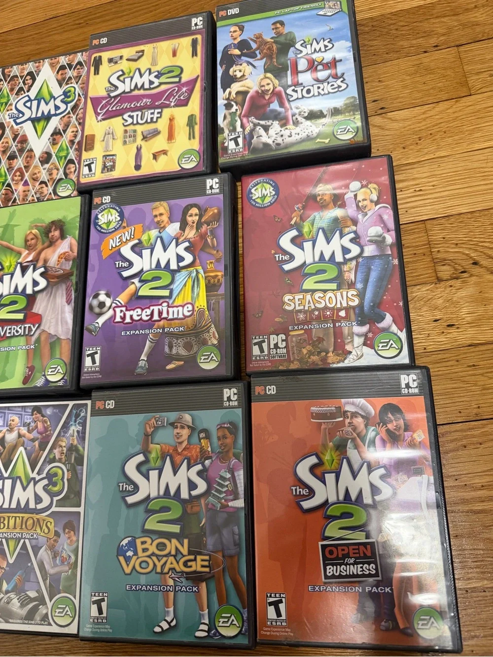 The Sims 2 PC  Game With Expansion Packs CD-ROM  Bundle Lot Sims 3 Pets Etc