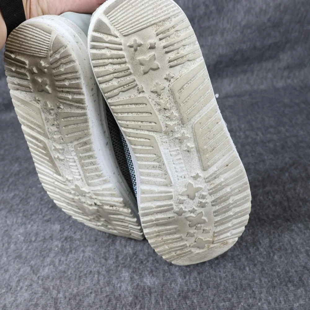 Hey Dude Wendy Slip-On Shoes Womens Size 10 Gray Knit Comfort Lightweight Casual