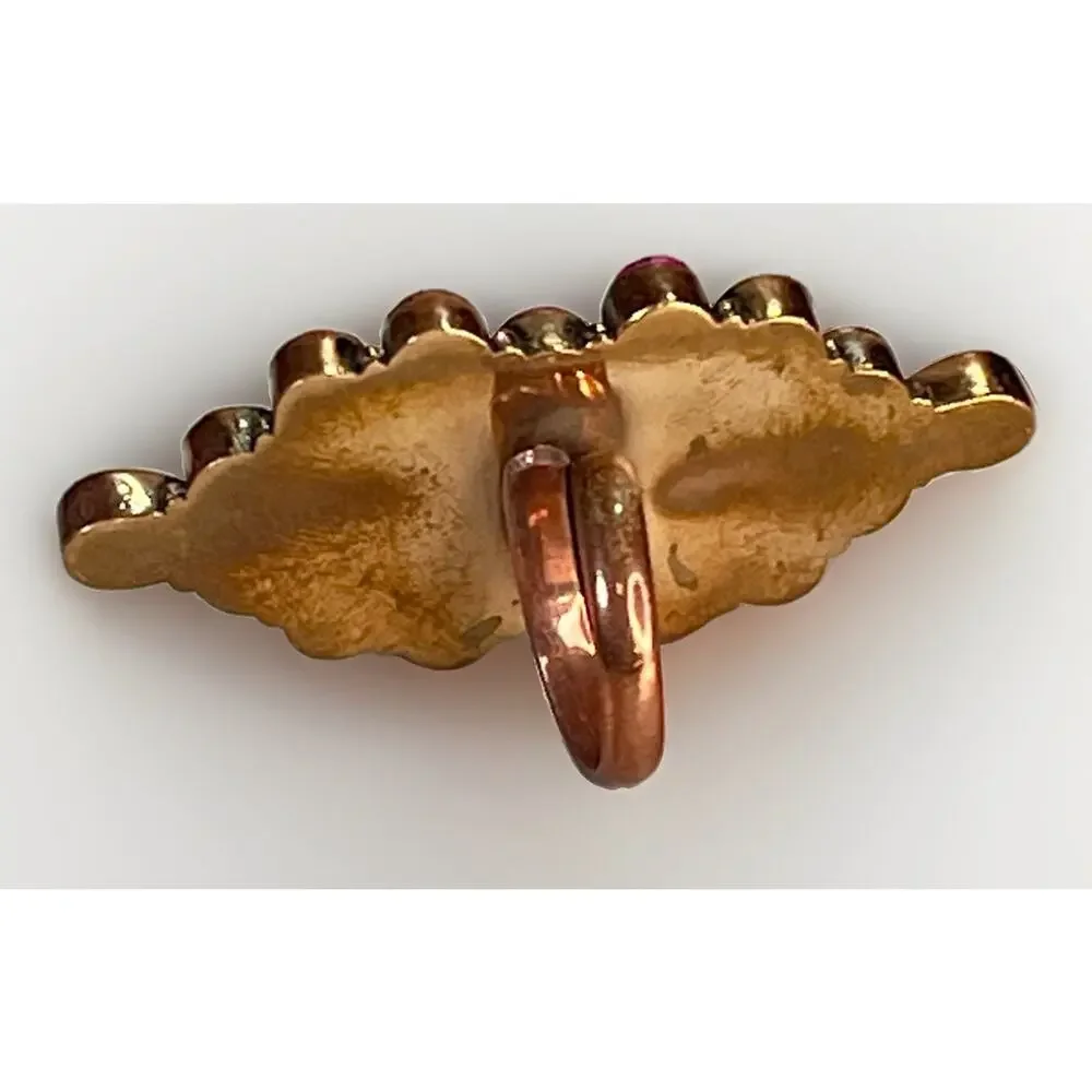Southwestern Purple Sea Sediment Jasper Full Finger Cluster Ring Oxidized Copper