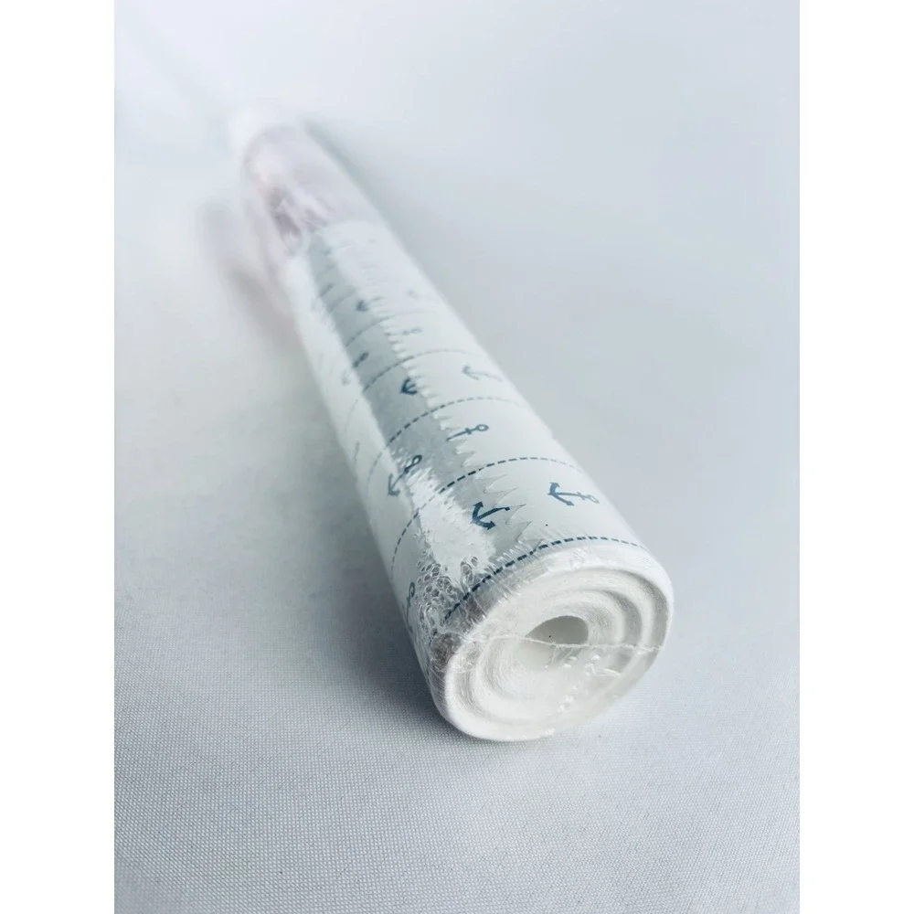 Vintage Sealed Wallpaper Wallcover Roll - Nautical Boat Anchor