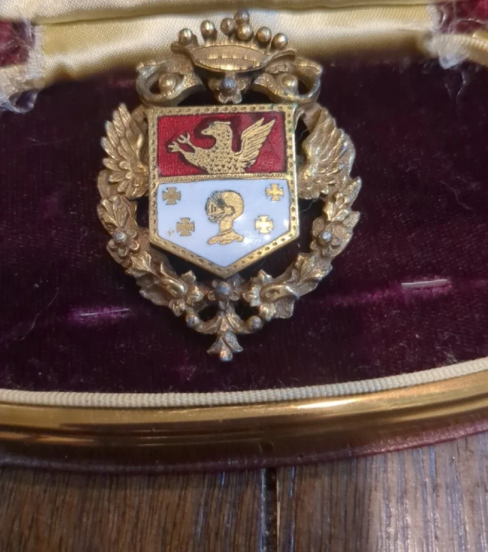 Coro elegant enamel accessory