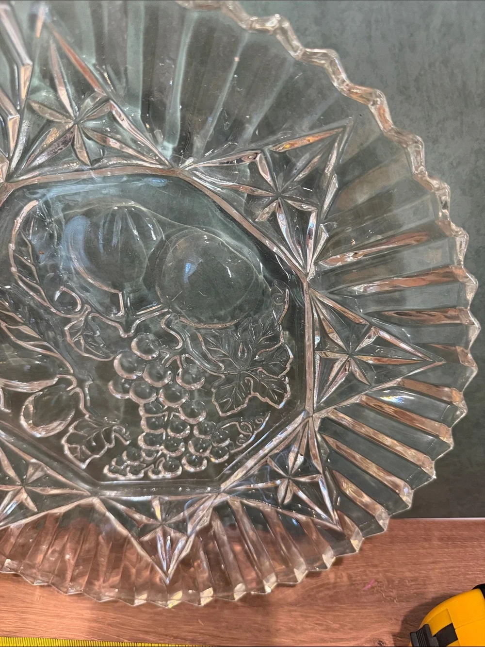 federal glass clear pressed