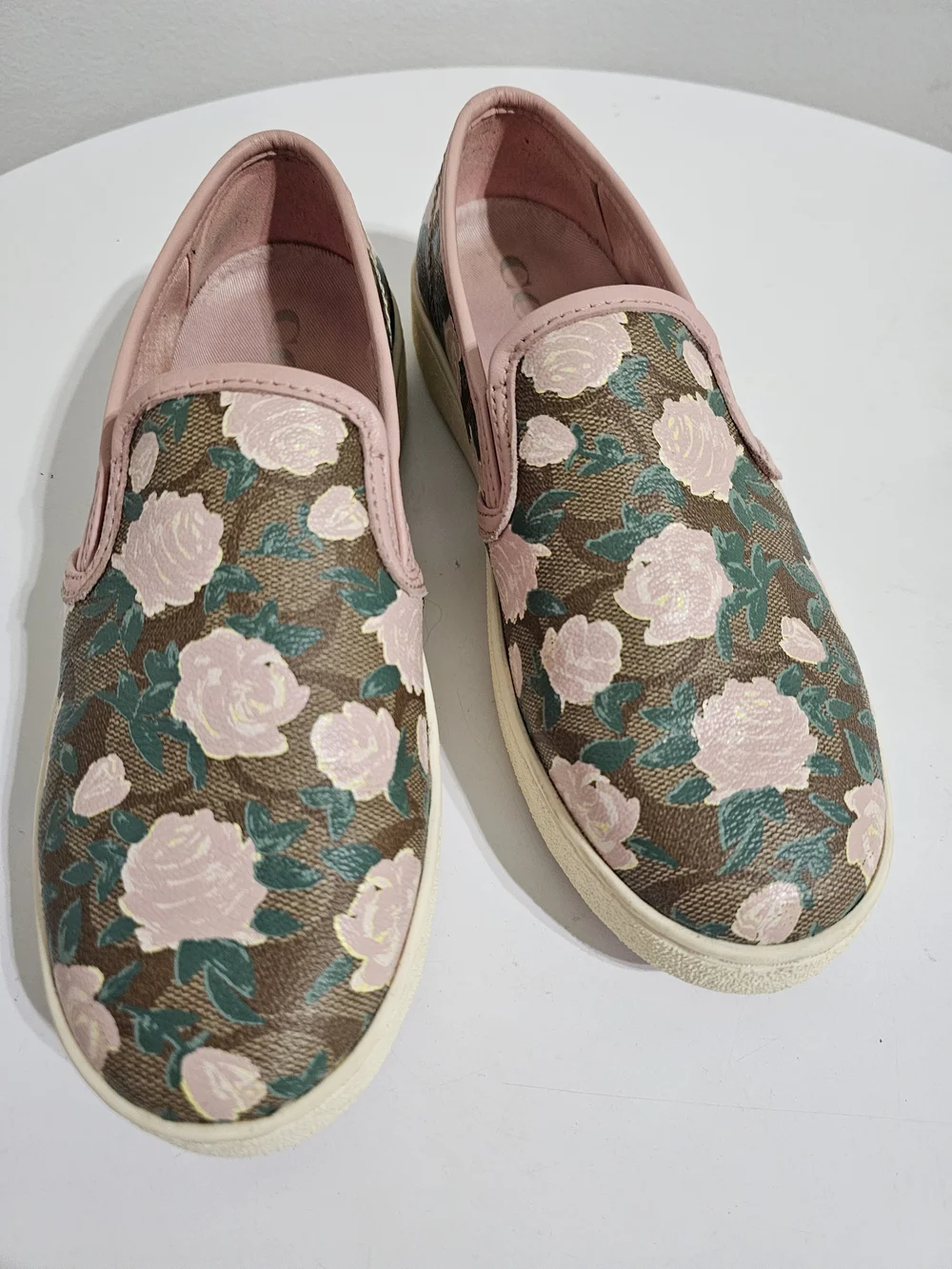 Coach box rose print