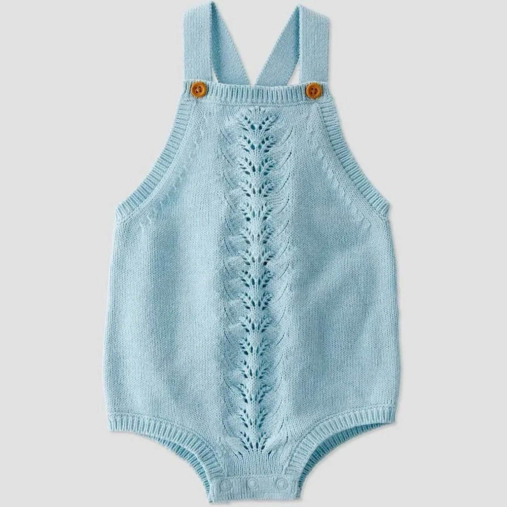 Little Planet by Carter's Organic Cotton Eyelet Romper