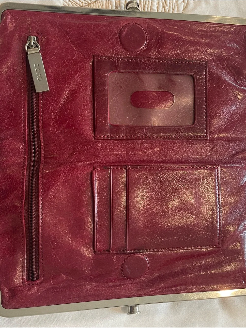 HOBO rich burgundy