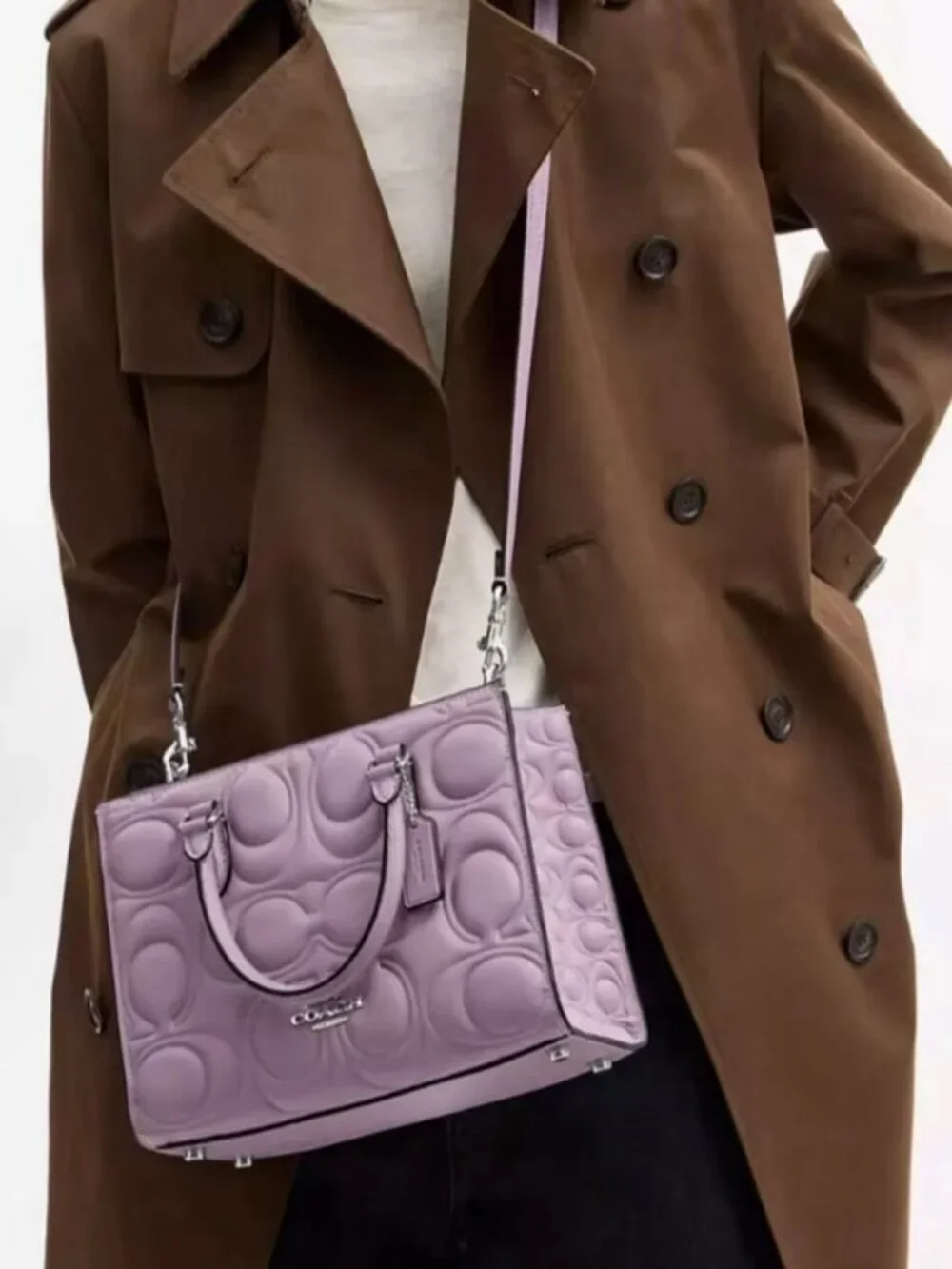 Coach 22 leather