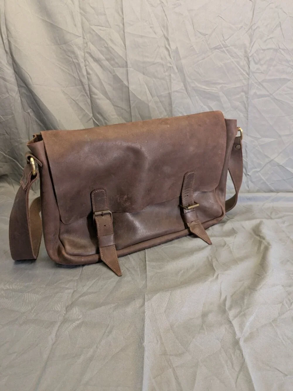 Leather Messenger/Laptop Bag