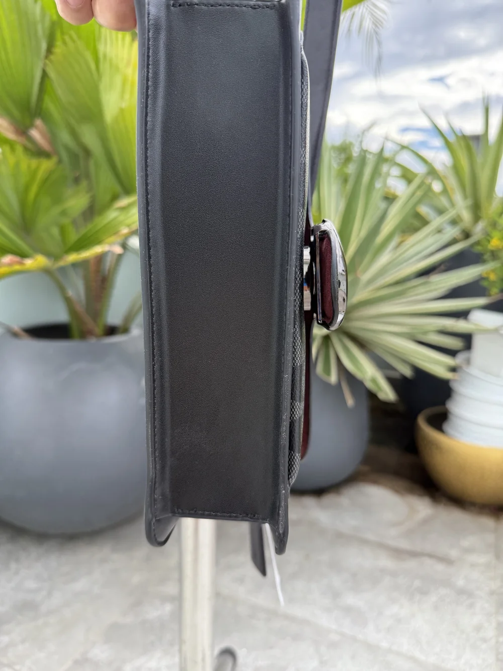 Coach Tabby 26 Black Signature Canvas shoulder bag