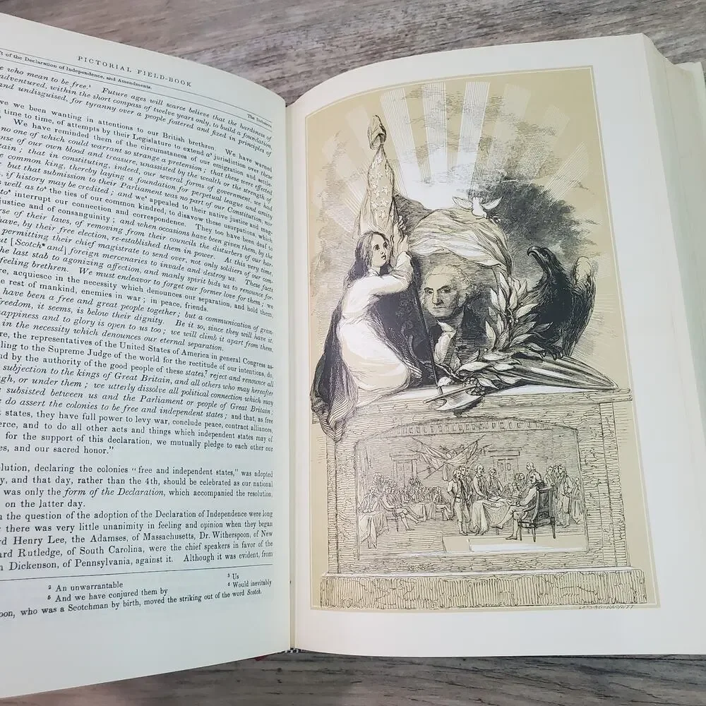Benson Lossing Pictorial Field-Book Revolution Vol 2 Only 1972 Tuttle DAMAGED