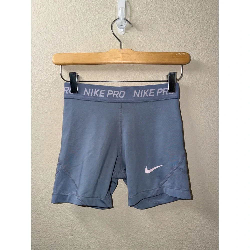 Girls Nike Pro Spandex Shorts Size Medium