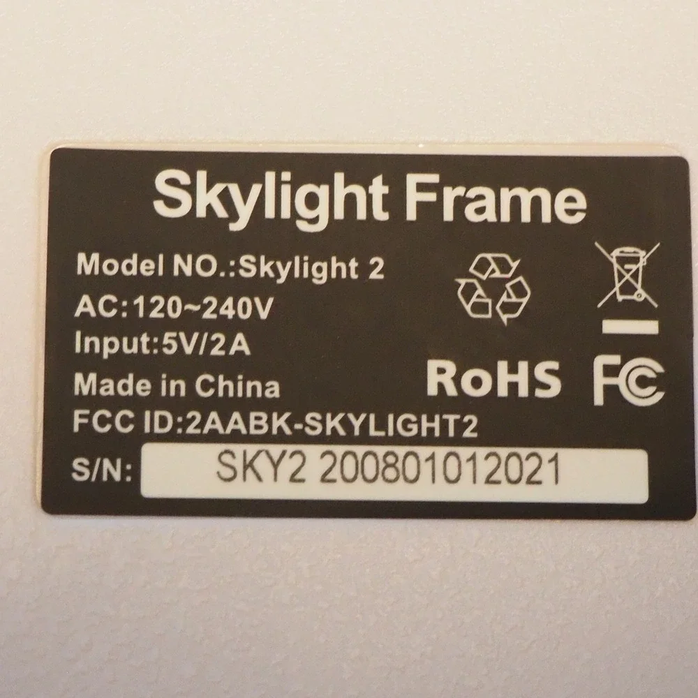 Skylight wifi touch