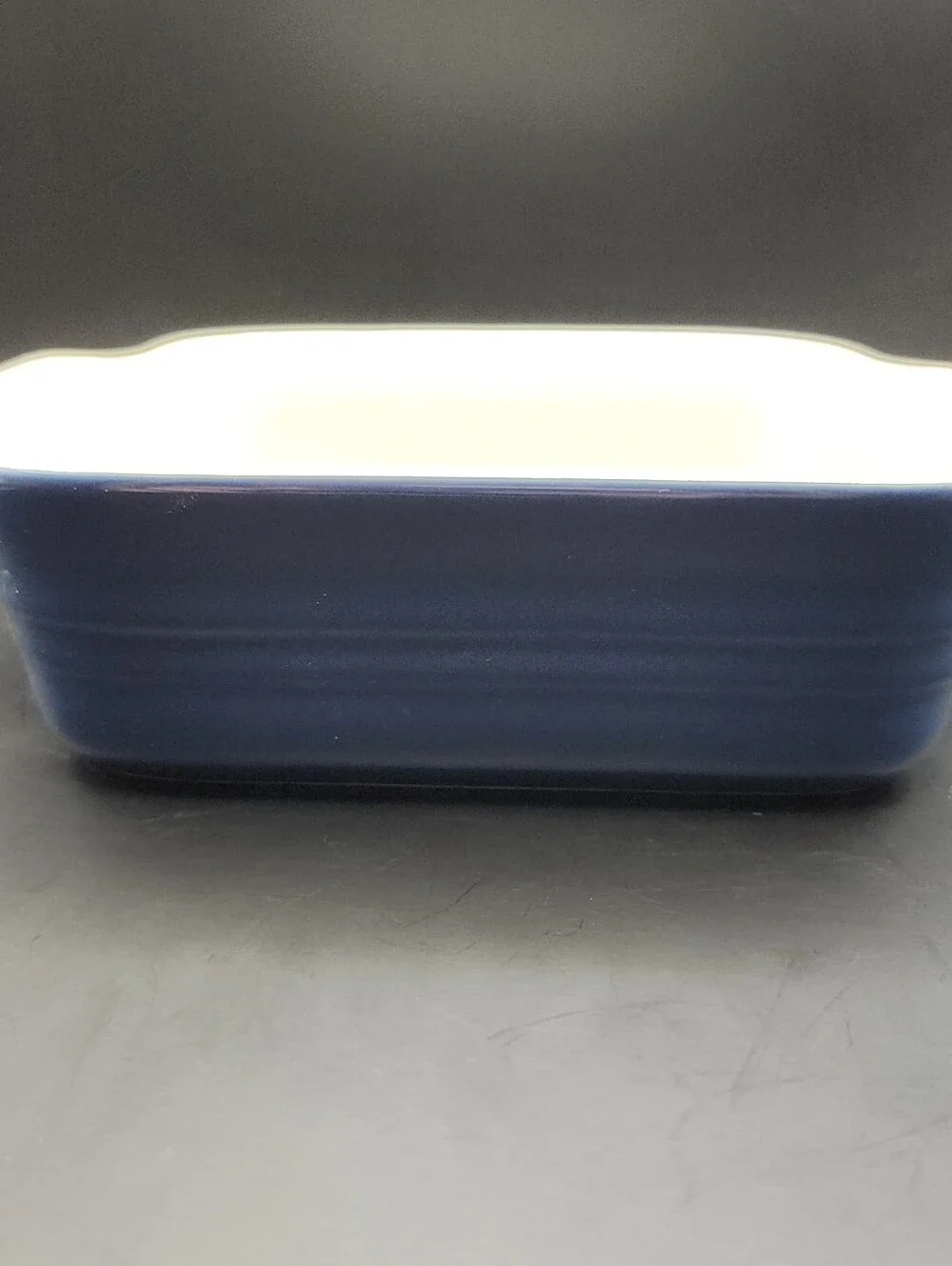 Le Creuset fired stoneware detail