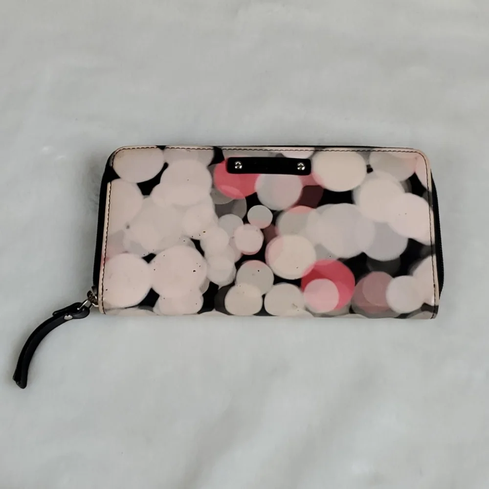 Kate Spade women wallet zipper fly