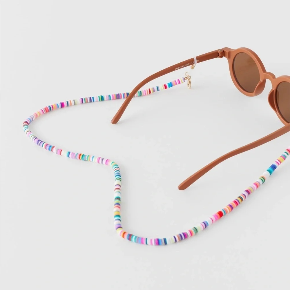 NWT. Zara Kids Multicolored Beats Glasses or Mask Cord.