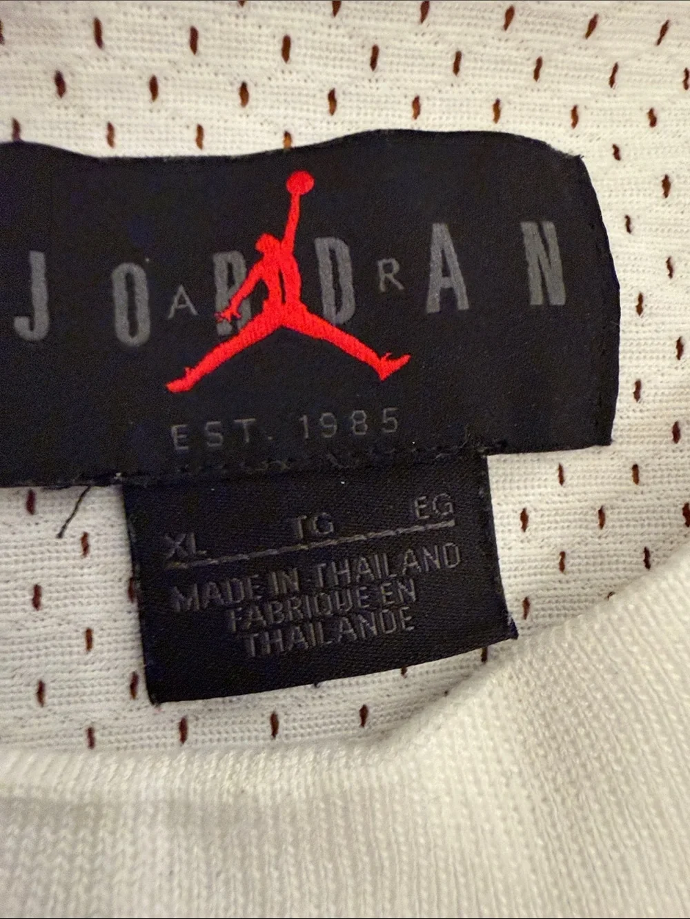 Jordan breathable white