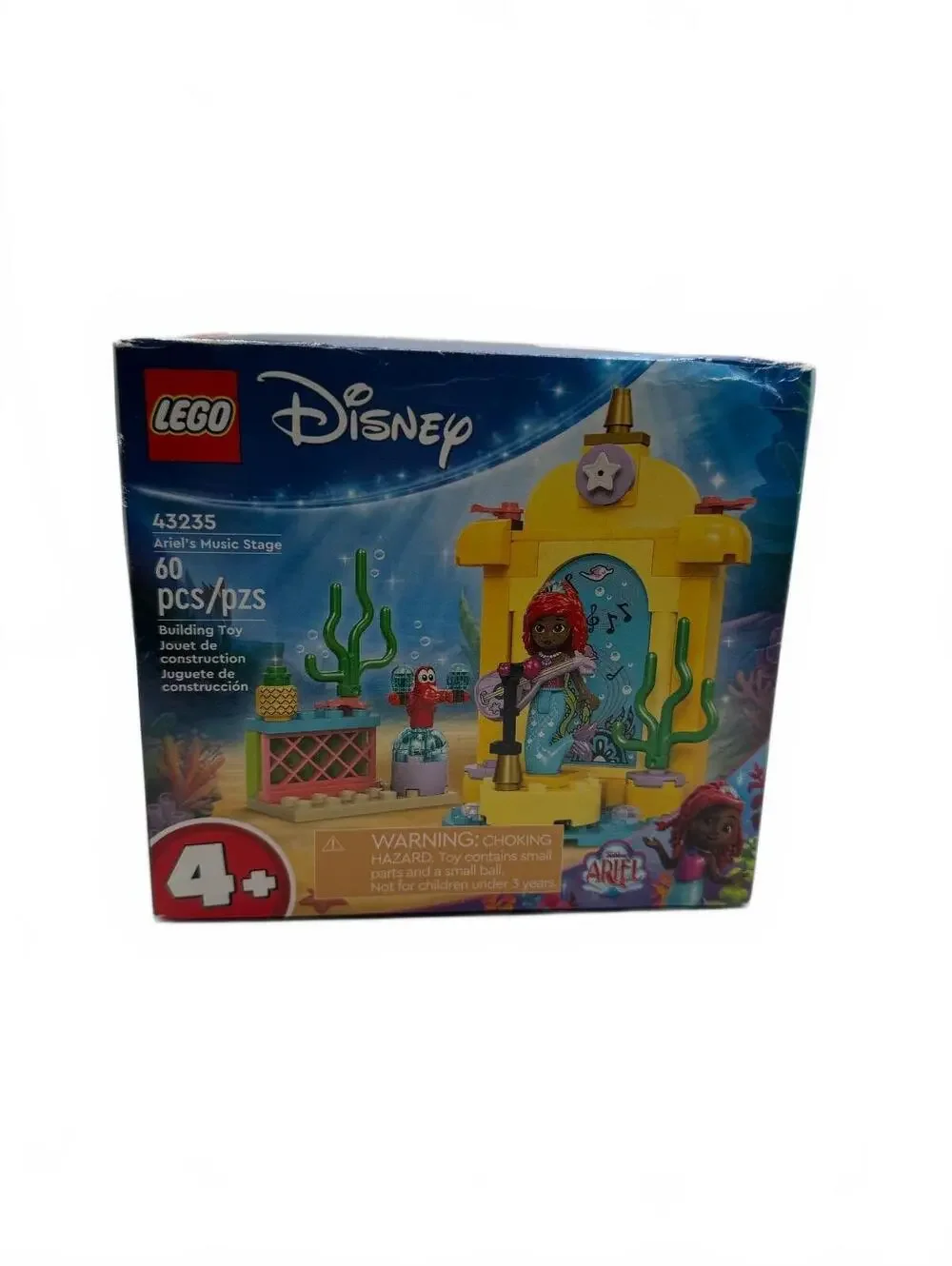LEGO Disney Ariel's Music Stage 43235 Building Toy 60 pcs