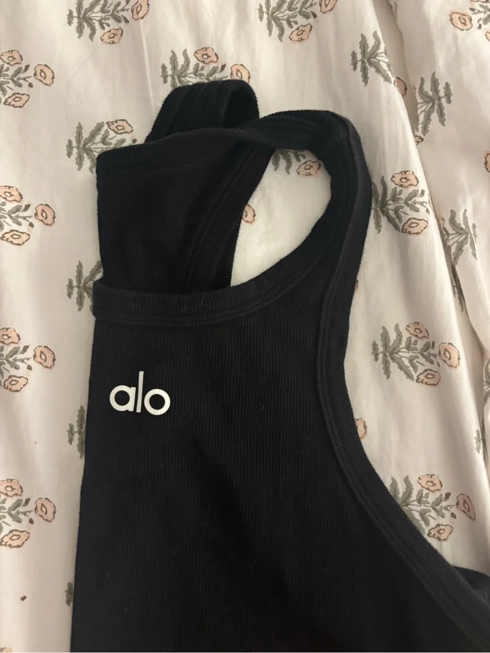 ALO Yoga black tank