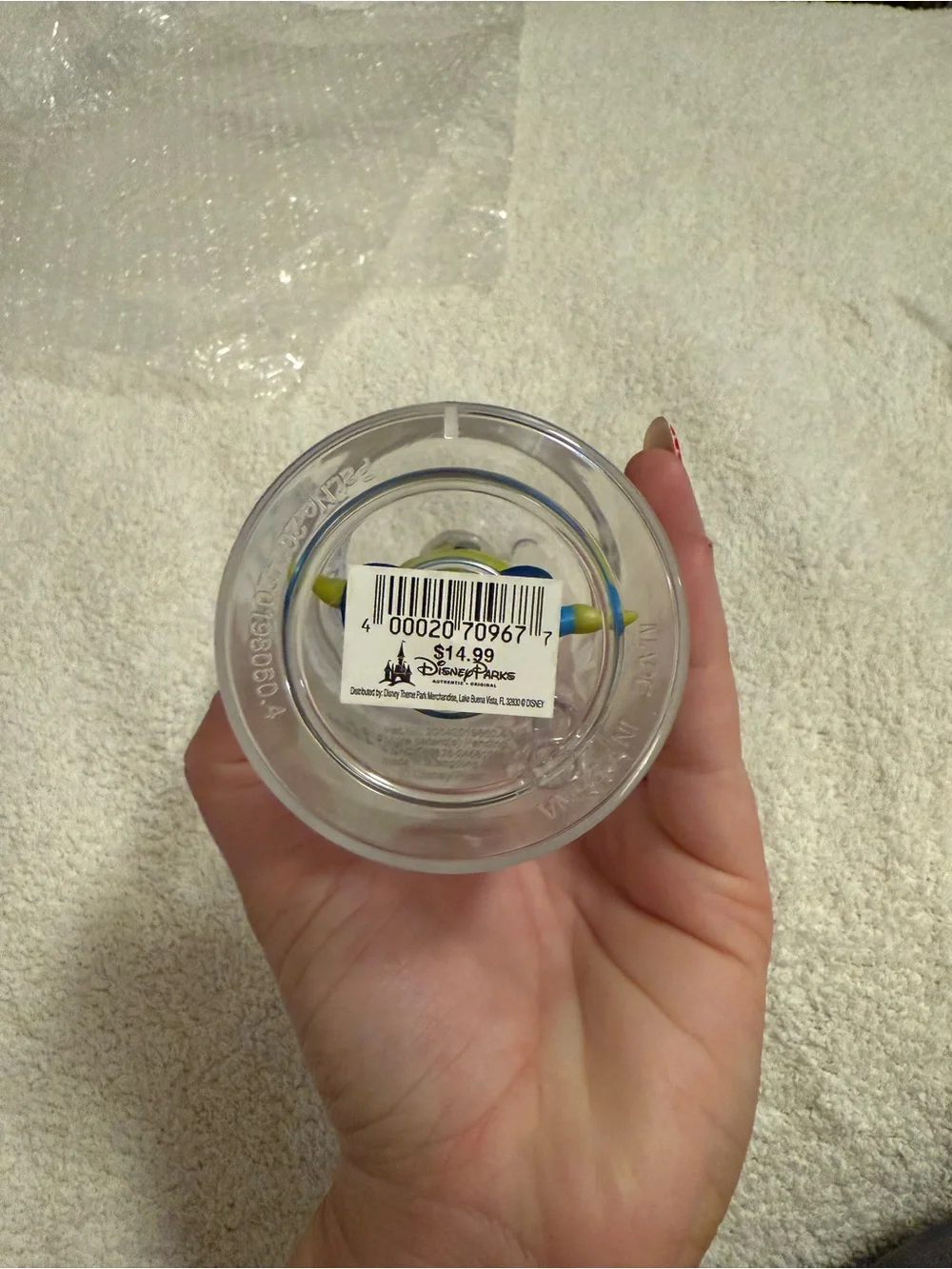 Disney clear plastic