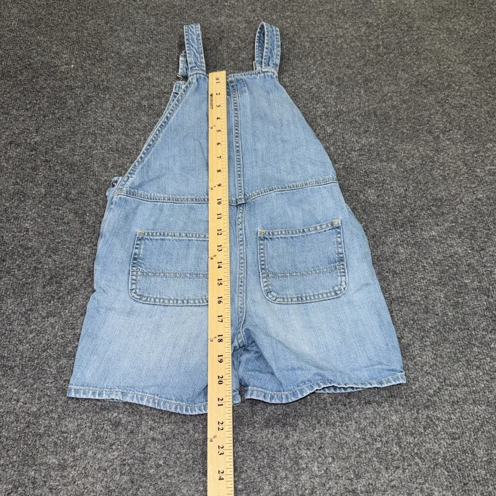 Gap Kids Girls Denim Shortalls Overalls Size M  Light Wash Summer Casual Cute