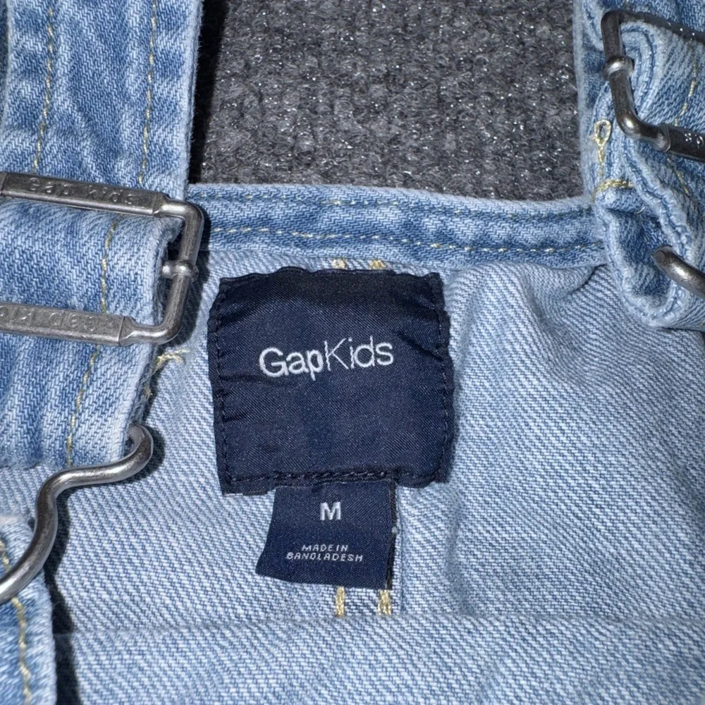Gap Kids Girls Denim Shortalls Overalls Size M  Light Wash Summer Casual Cute