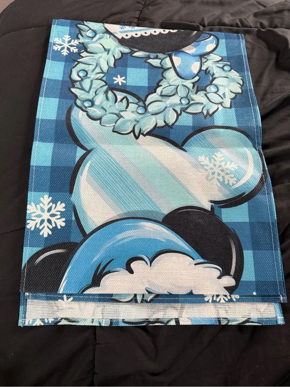 Winter Mickey Ears Table Runner