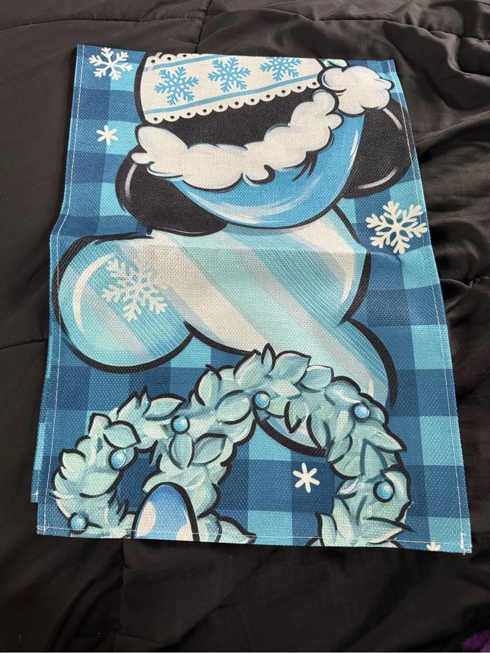 Winter Mickey Ears Table Runner