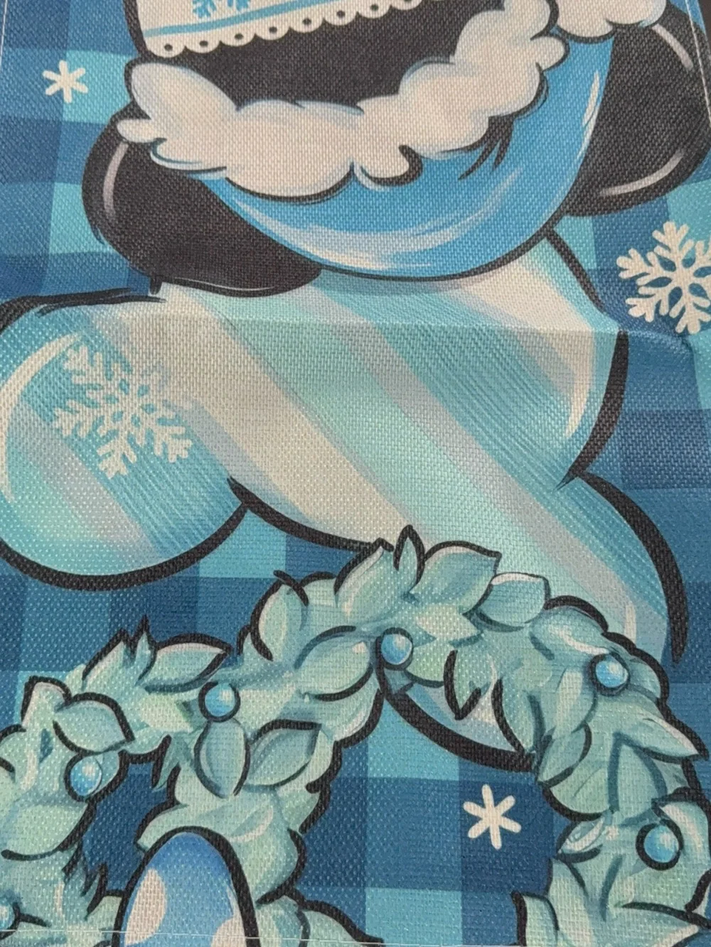 Winter Mickey Ears Table Runner
