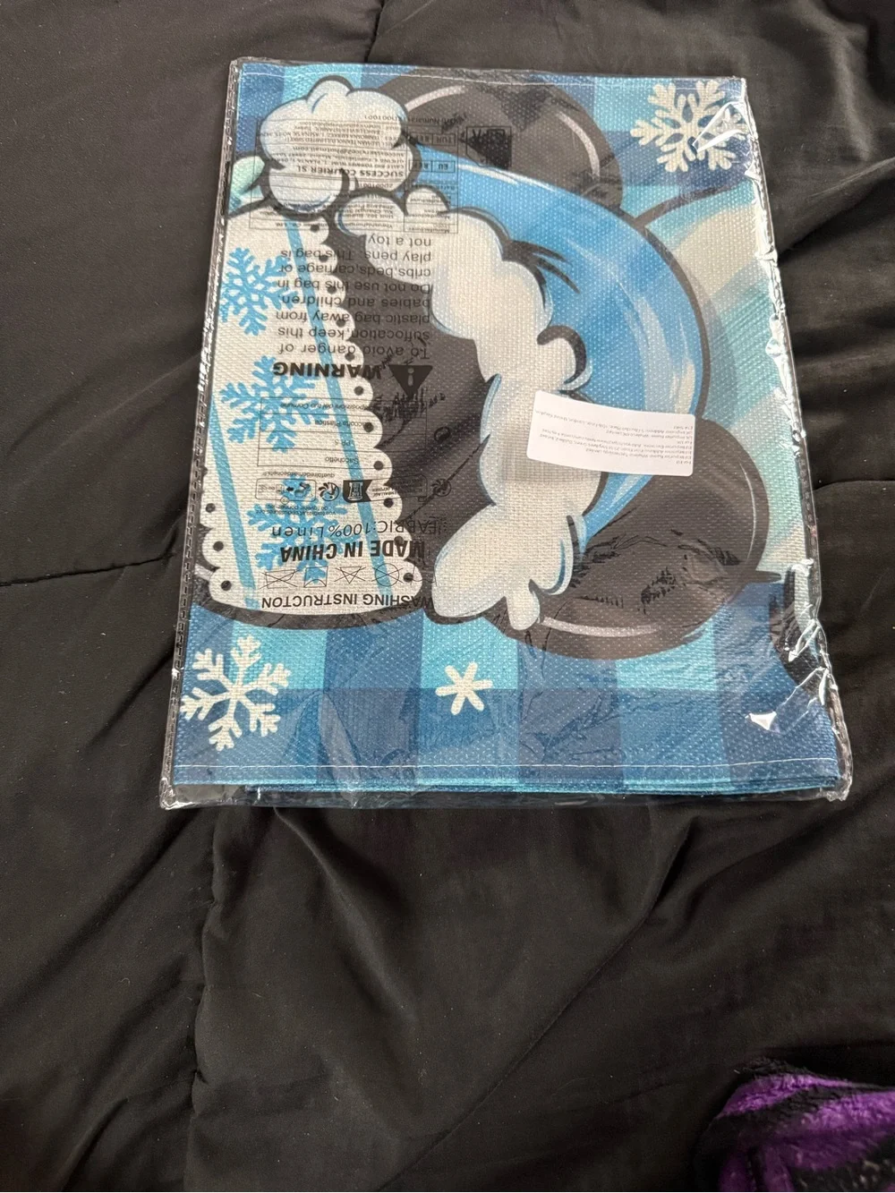 Winter Mickey Ears Table Runner
