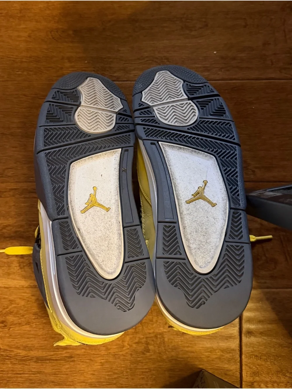 Jordan Retro Yellow and Black Low-Top Sneakers