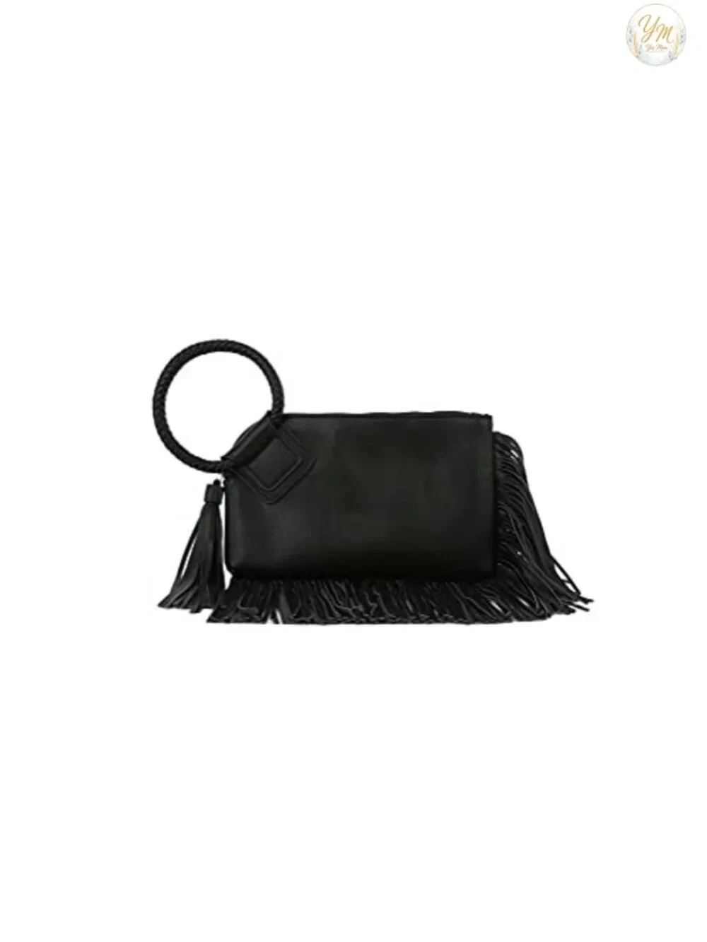 Vegan Leather Clutch Wristlet Wallet with Hand Strap Casual Formal