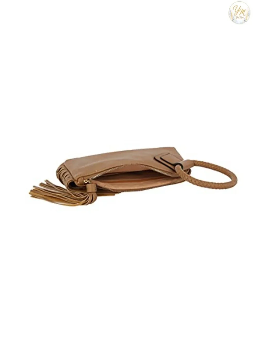 Vegan Leather Clutch Wristlet Wallet with Hand Strap Casual Formal