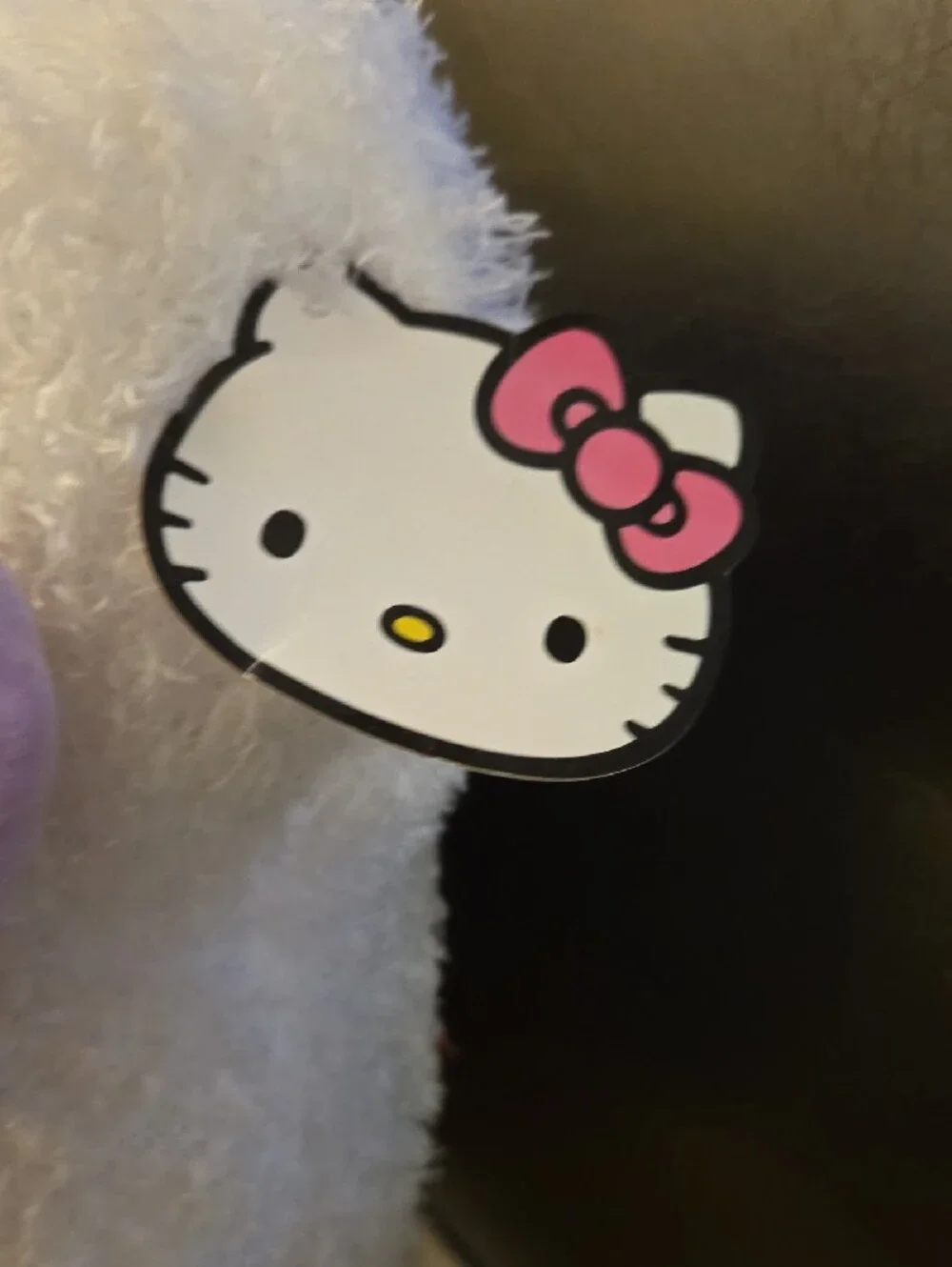 Sanrio Hello Kitty Plush Pillow - White with Pink Bow