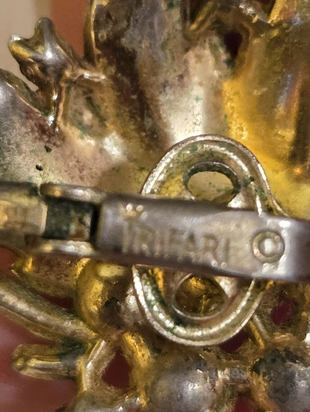 Crown Trifari wearable missing